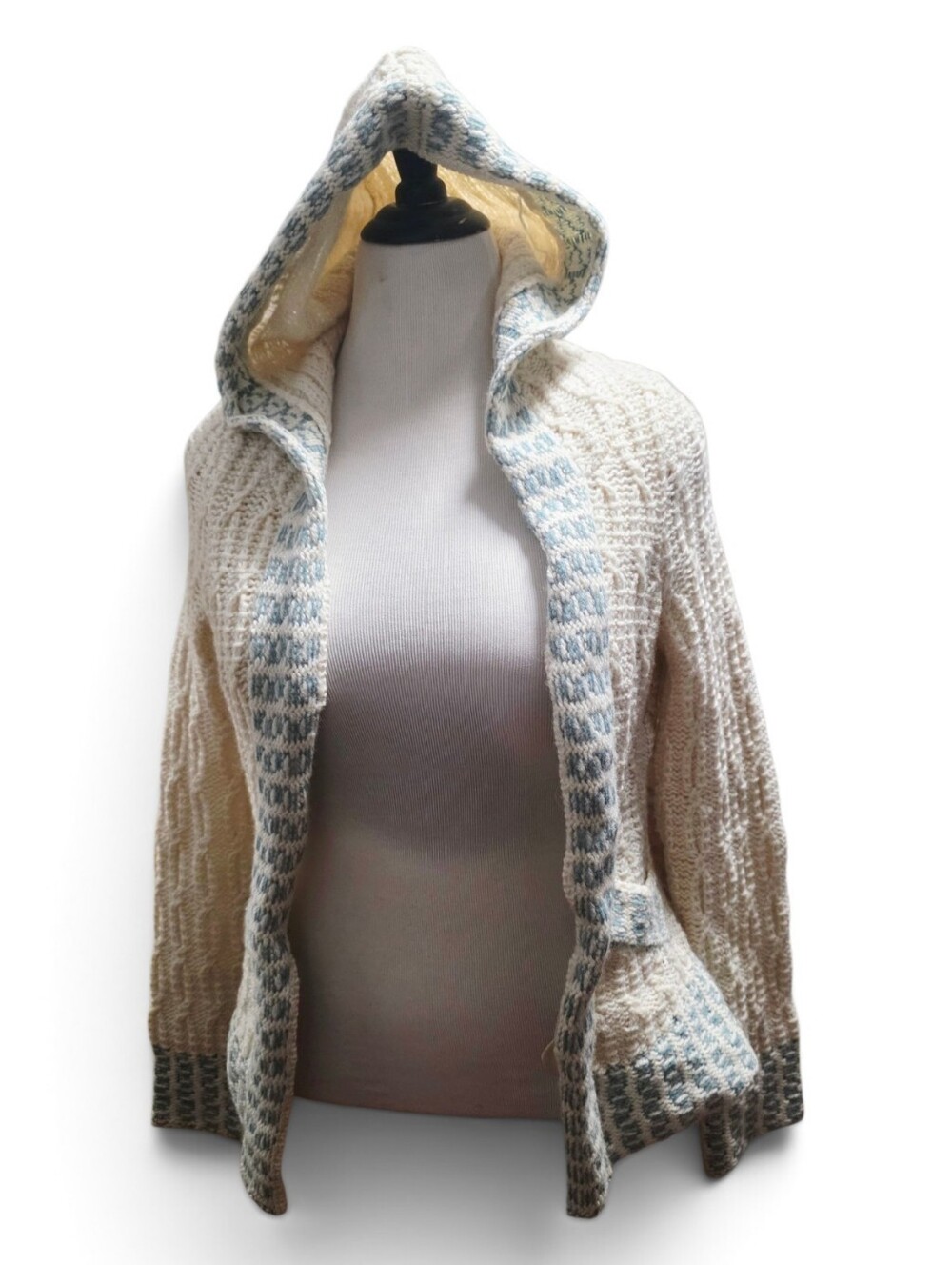 sleeping on snow- sweater cardigan- Size M